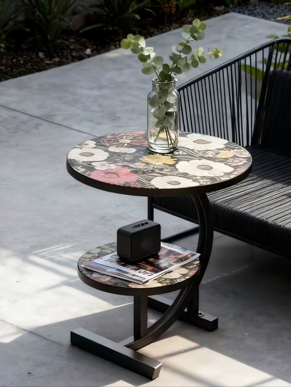 Floral Accent Side Table - Multicolor Table Only - Picture 5 of 5